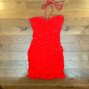 Majorelle Red mini dress Size:XS